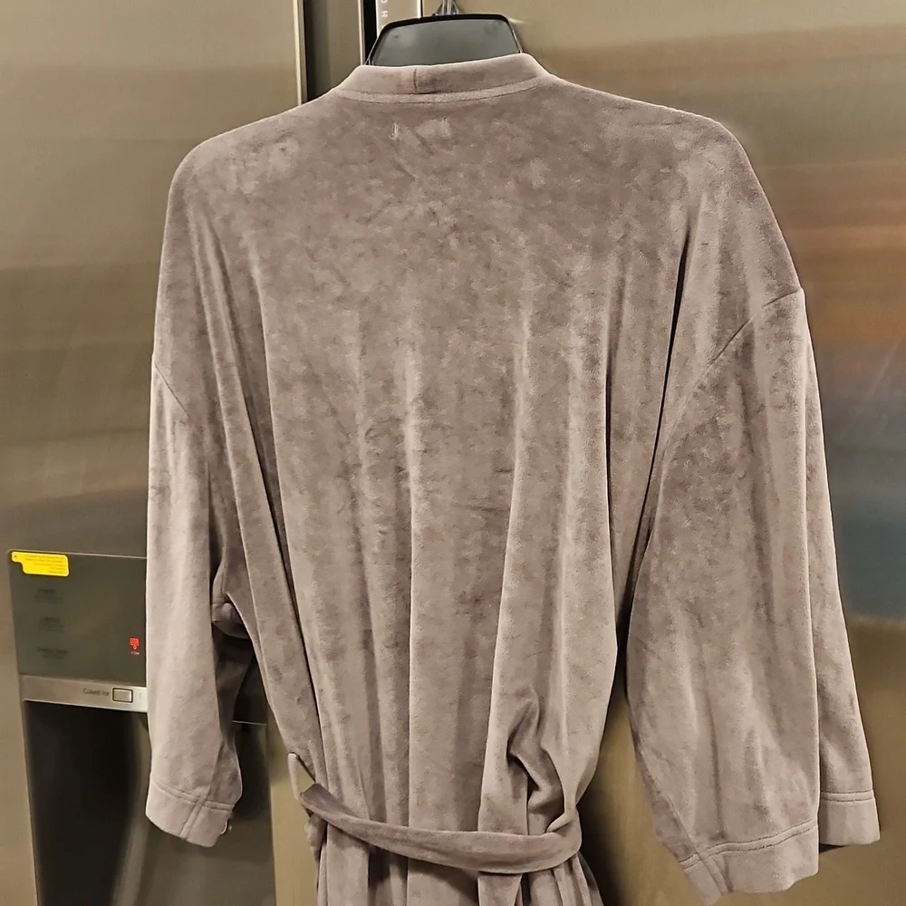 💕SPLENDID💕 Velour Robe ~ Gray 1X/3X